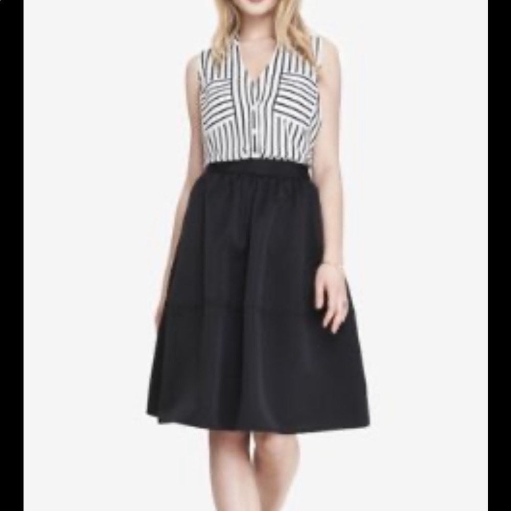 Express high waist midi skirt